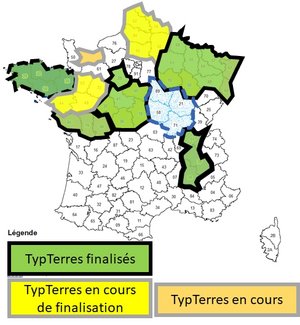 Avancement des TypTerres (novembre 2022)